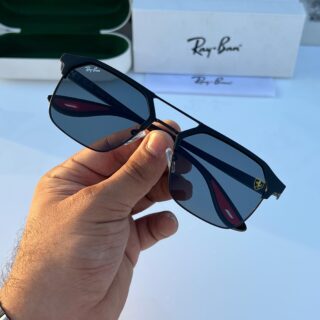 RB #4 METAL FULL BLACK POLARISED SUNGLASSES