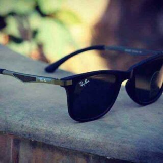 RB 4287 BLACK BLACK UV-400 SUNGLASSES