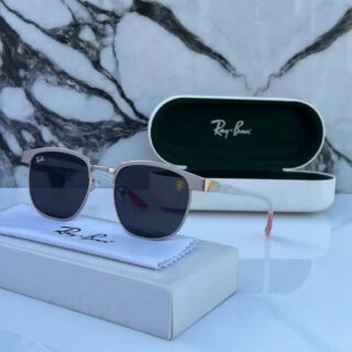 RB #3 METAL GREY BLACK UV-400 SUNGLASSES