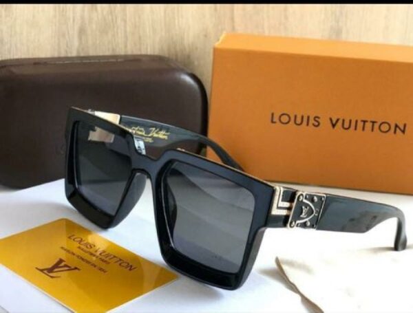 Lv full black sunglasses unisex