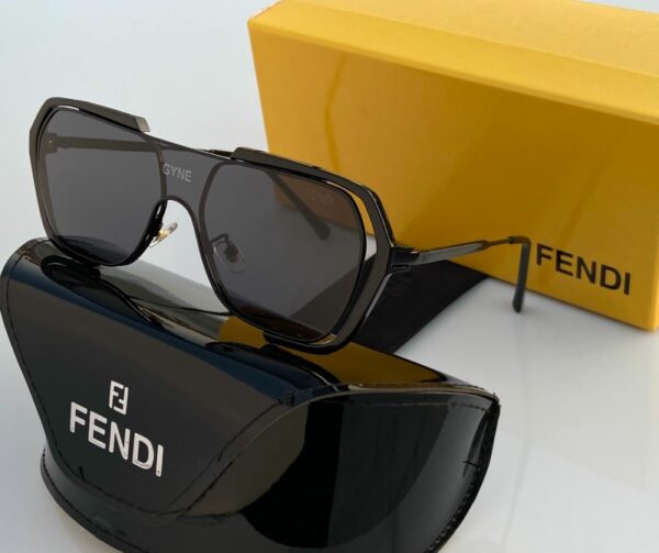 Fendi black glass