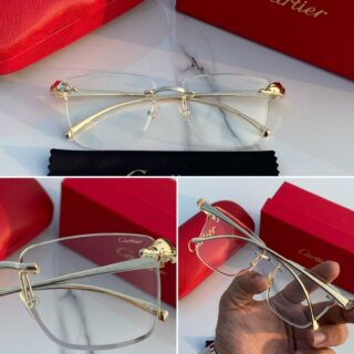 CARTIER PANTHERS gold white
