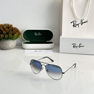Rayban Aviator Black Blue DC
