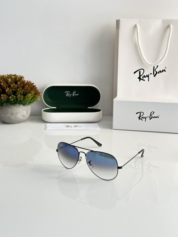 Rayban Aviator Black Blue DC
