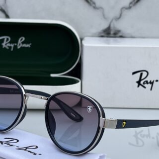 RB #2 METAL SILVER BLUE UV-400 SUNGLASSES