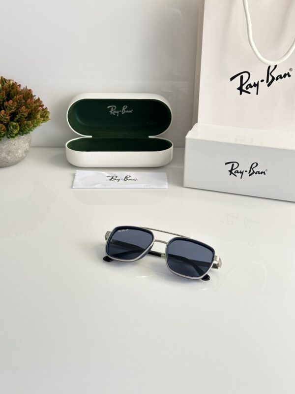 Rayban 3602 Silver Blue - Image 4