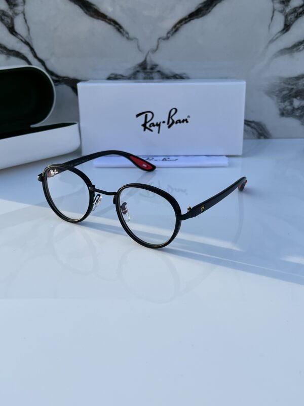 RB #2 METAL BLACK BLUE CUT SUNGLASSES - Image 7