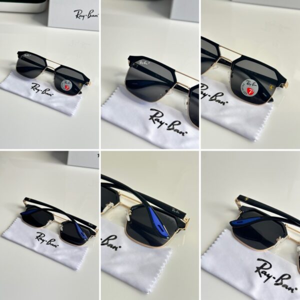 Rayban 04 Gold Black - Image 4