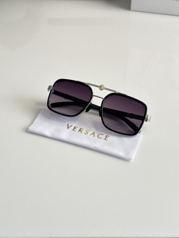 Versace 5168 Silver Black DC - Image 3