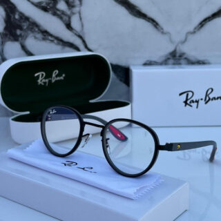 RB #2 METAL GREY BLUE CUT SUNGLASSES