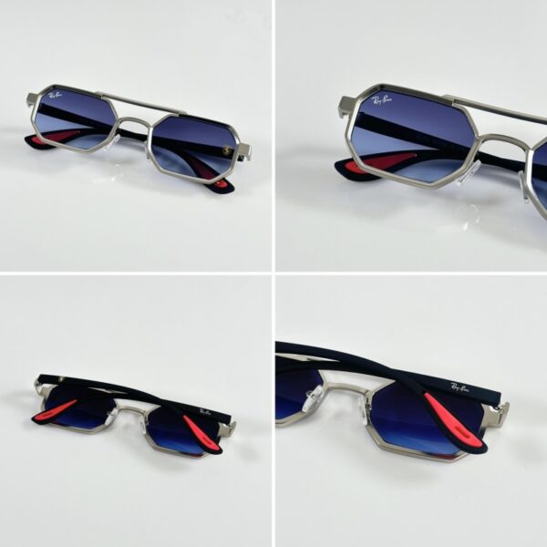 Rayban 05 Silver Blue - Image 3