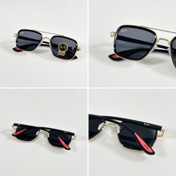 Rayban 06 Gold Black - Image 3