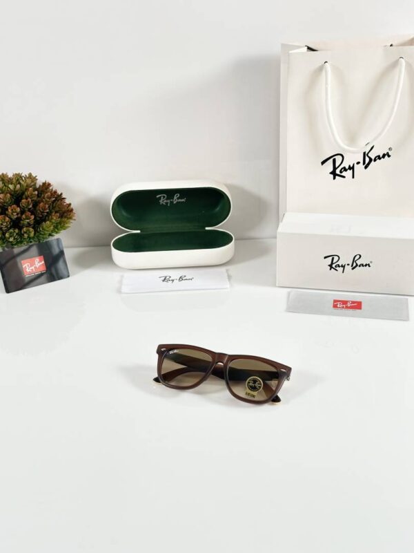 Rayban 2140 Gold Brown DC (GLASS) - Image 3