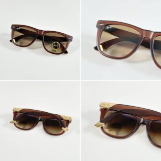 Rayban 2140 Gold Brown DC (GLASS)