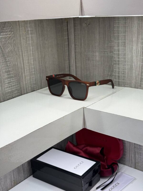 Gucc i 1390 Premium sunglass (Brown) - Image 5