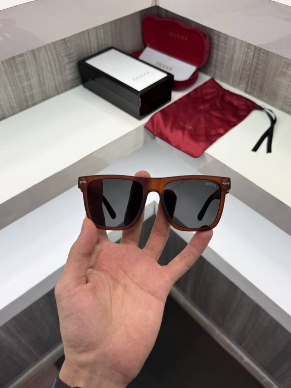 Gucc i 1390 Premium sunglass (Brown) - Image 4
