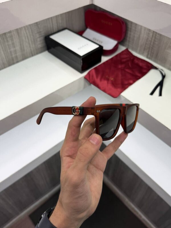 Gucc i 1390 Premium sunglass (Brown) - Image 3