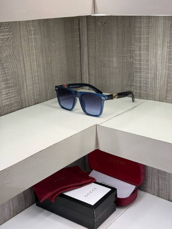 Gucc i 1390 Premium sunglass (Blue) - Image 6