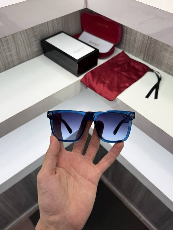 Gucc i 1390 Premium sunglass (Blue) - Image 5
