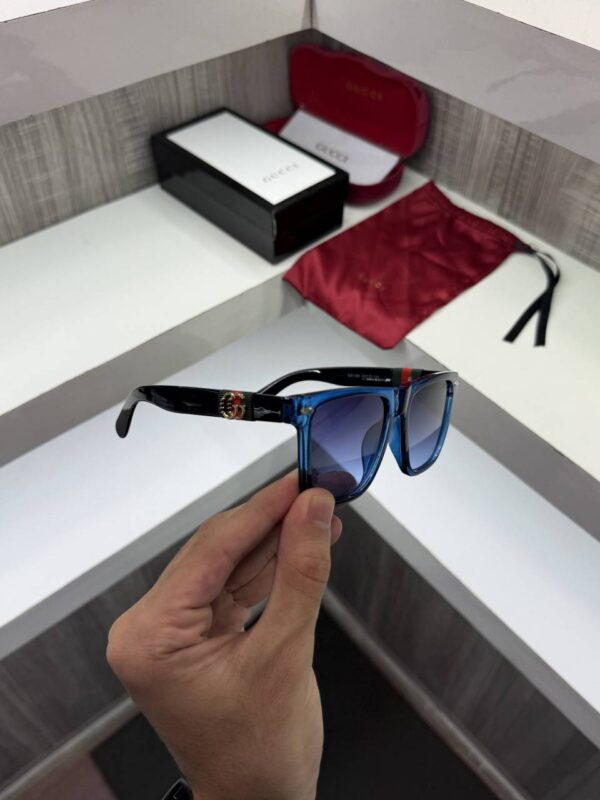 Gucc i 1390 Premium sunglass (Blue) - Image 3