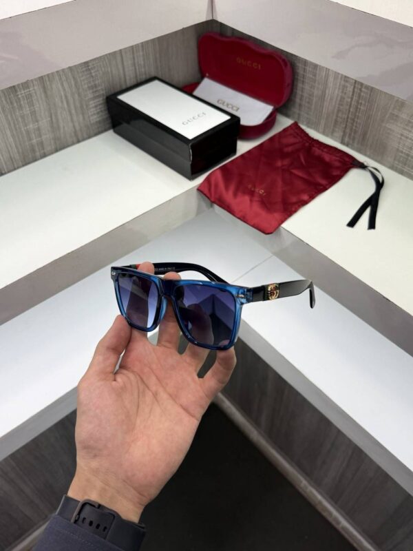 Gucc i 1390 Premium sunglass (Blue) - Image 2