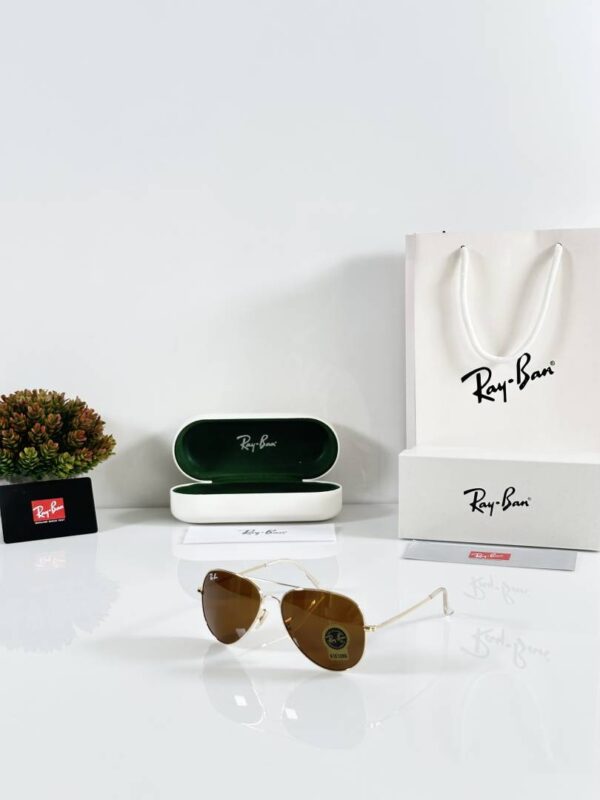 Rayban Aviator 3026 Gold Brown - Image 2