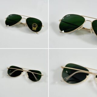 Rayban Aviator 3026 Gold Green GLASS