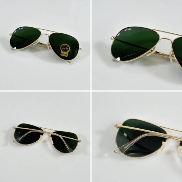 Rayban Aviator 3026 Gold Green GLASS