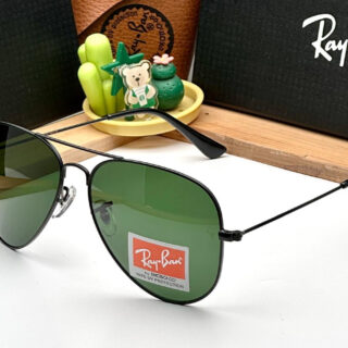 RB Aviator Classic Black G-15 UV-400 Sunglasses