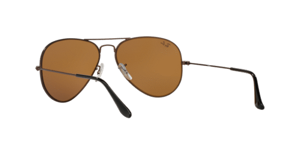 RB Aviator Classic Brown Brown UV-400 Sunglasses - Image 6