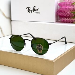 RB 3447 BLACK GREEN UV-400 SUNGLASSES