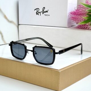 RB 9930 METAL BLACK BLACK UV-400 SUNGLASSES