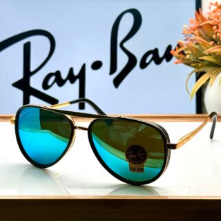 RB 4414 GOLD AQUA UV-400 SUNGLASSES