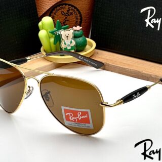 RB 3517 GOLD BROWN UV-400 SUNGLASSES