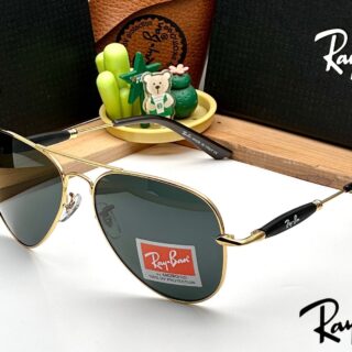 RB 3517 GOLD BLACK UV-400 SUNGLASSES