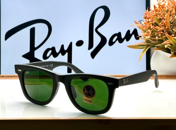 RB 2140 MATT G-15 GLASS LENS WAYFARER UV-400 SUNGLASSES