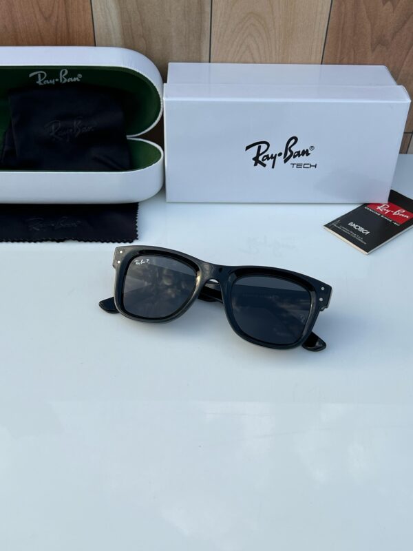 RB 0502 FULL BLACK POLARIZED SUNGLASSES - Image 4