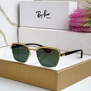 RB #7 METAL GOLD GREEN UV-400 SUNGLASSES kooda koon