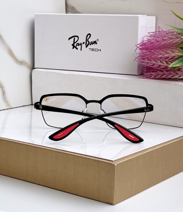 RB #7 METAL BLACK BLUE CUT SUNGLASSES - Image 2