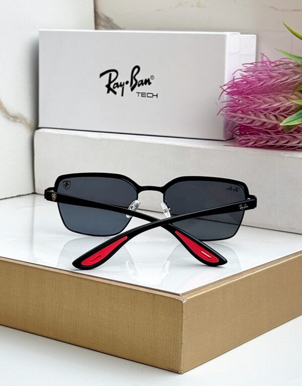 RB #7 METAL BLACK BLACK UV-400 SUNGLASSES - Image 2