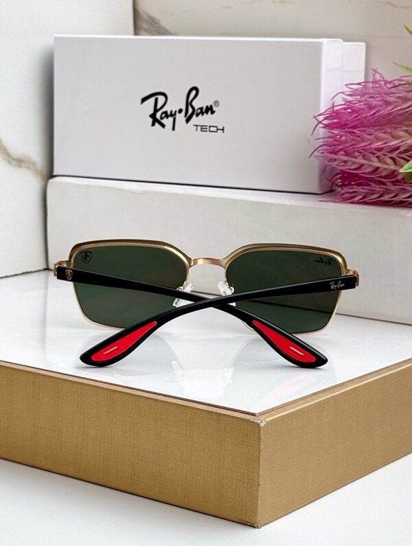 RB #7 METAL GOLD GREEN UV-400 SUNGLASSES kooda koon - Image 3